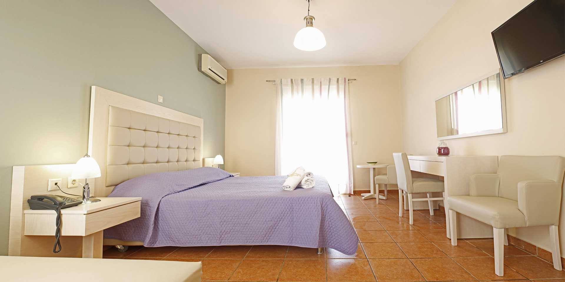 Twin or double sea view